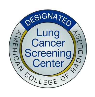 Lung cancer screening icon