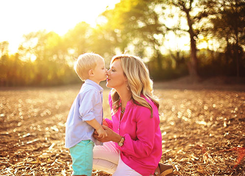 Jessica Linn and child